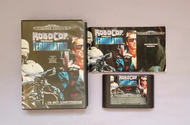 Dr Robotnik Megadrive Jeu Sega Megadrive Robocop Vs Terminator - Version Originale En Bon état Genesis Cheats