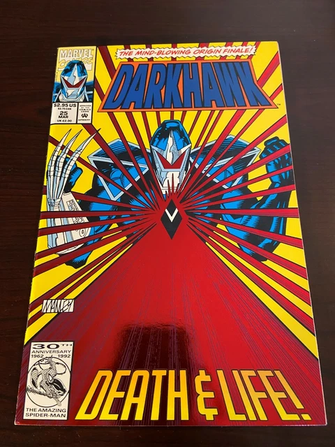 Darkhawk #25 (Mar 1993, Marvel) Return to Forever Death and Life NM
