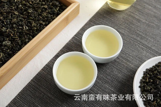 500g Bag Yunnan Yunnan Green Tea Puerh Tea Bi Luo Chun One Bud and Two Leaves