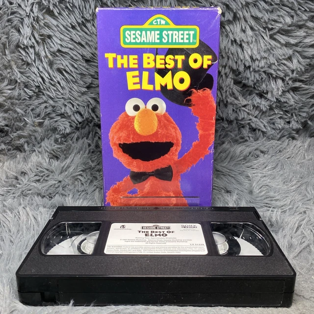 Sesame Street The Best Of Elmo 1994 SESAME STREET THE Best of Elmo VHS 1994 The Muppets Jim Henson Kids