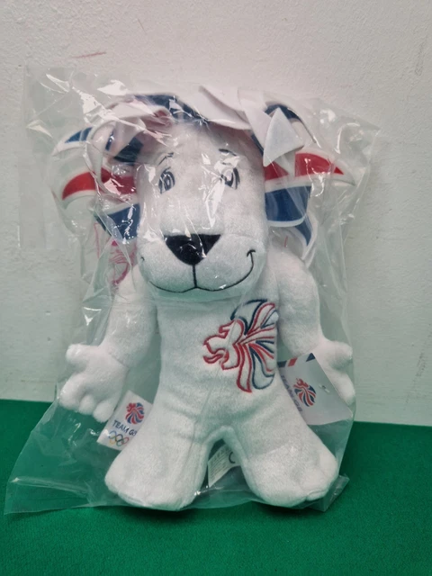 2012 London Olympics mascots Wenlock and Mandeville hang from a window