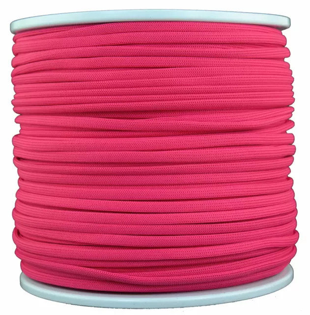 Leuchtschnur Ø 6 MM - 200 Metro Color Fucsia - Brilla Genial Bajo Luz Negra