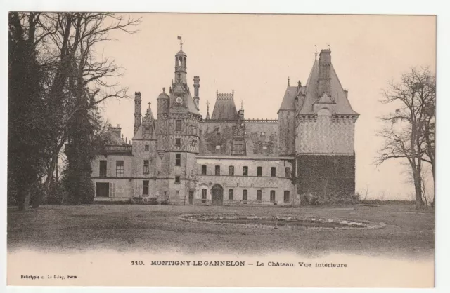 MONTIGNY LE GANNELON - Eure & Loir - CPA 28 - le Chateau