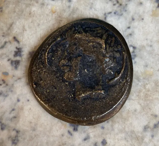 Ancient Greek Silver Coin Tetradrachm Denarius King Worrior Coin