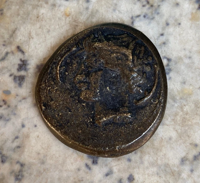Ancient Greek Silver Coin Tetradrachm Denarius King Worrior Coin Ancient Greek Silver Coin Tetradrachm Denarius King Worrior Coin