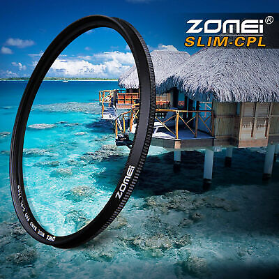 ZOMEI 46mm SLIM CPL Polarizing Polarizer filter lens For Nikon Canon DSLR Camera
