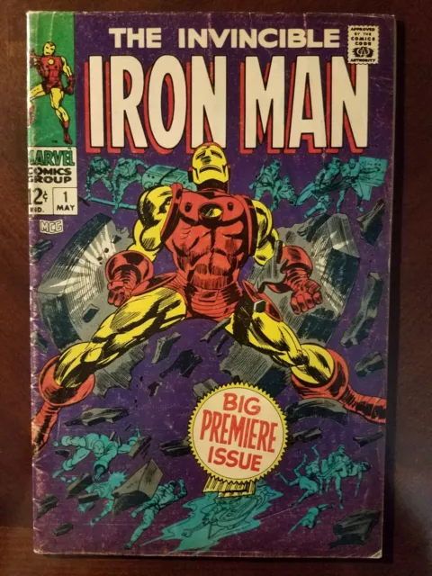 Iron Man #1 Marvel Comics 1968 Silver Age, Marvel KEY Low Grade