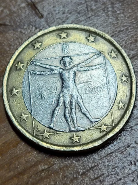 1 EURO MÜNZE italien 2002 Fehlprägung Italien Leonardo EUR 2.100,00 -  PicClick DE