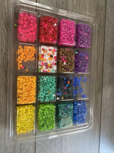 40000x 2mm Glass Seed Beads Perler Fun Educate Toy DIY Craft Kids Birthday  Gift