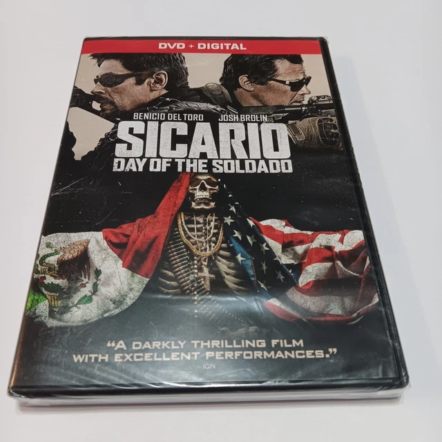 SICARIO DAY OF THE SOLDADO DVD Reigon Benicio del Toro Factory