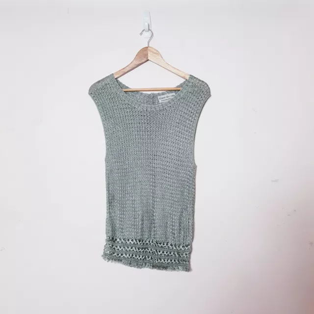 Claire Kennedy Top Womens S Small Hand Knit Tank Top  Connemara Collection 3