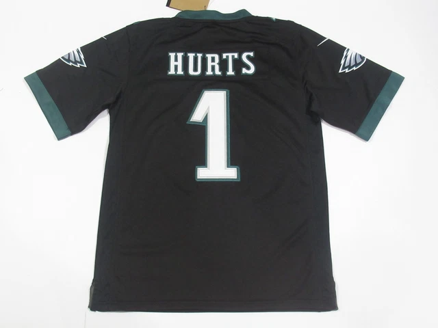 JALEN HURTS PHILADELPHIA Eagles Super Bowl 59 LIX Game Jersey Black ...