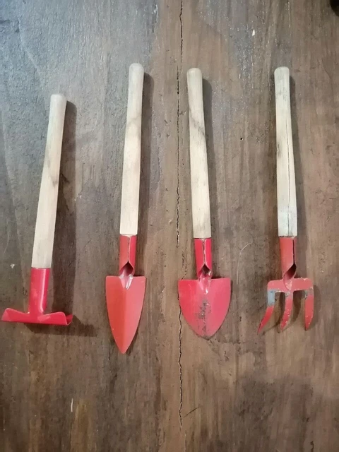 Set 4 Attrezzi Per Bonsai Vouiu In Acciaio INOX - Tronchese Concava, Sferica, Tagliarami E Forbici Da 21 Cm | Kit Professionale Per Potatura E Cura Bonsai
