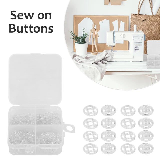 Glarks Lot De 384 Boutons Pression En Plastique Avec Pinces Pour