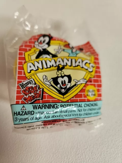 Animaniacs Wakko 1998 Wendys Kids Meal Toy Warner Bros Brand New Sealed Ages 3+