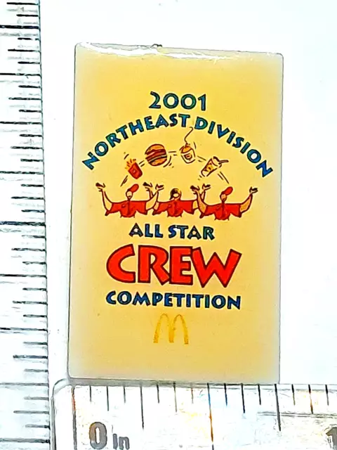 McDonald's 2001 NORTHWEST DIV. ALL STAR CREW COMPETITION Lapel Pin (041123)