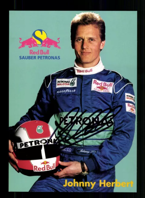 Johny Herbert Autogrammkarte Formel 1 Original Signiert + A 228644