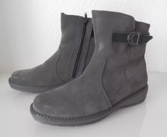 Waldläufer Stiefelette grau  Weite H Lammfell Gr. 39