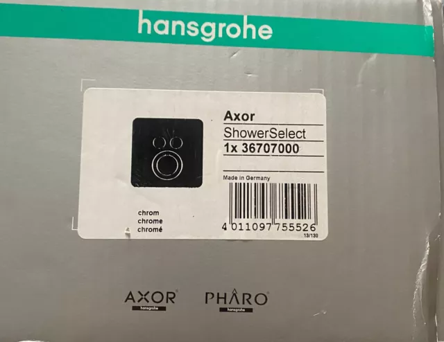 Hansgrohe thermostatic shower mixer