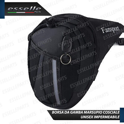 Atlantis BORSA MOTO DA GAMBA MARSUPIO COSCIALE IMPERMEABILE UNISEX PER DERBI ATLANTIS 50 
