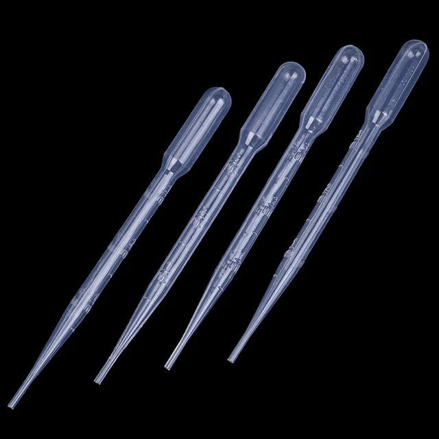 4Pcs 3ml plastic dropper for modeling paint dropper.U_tu