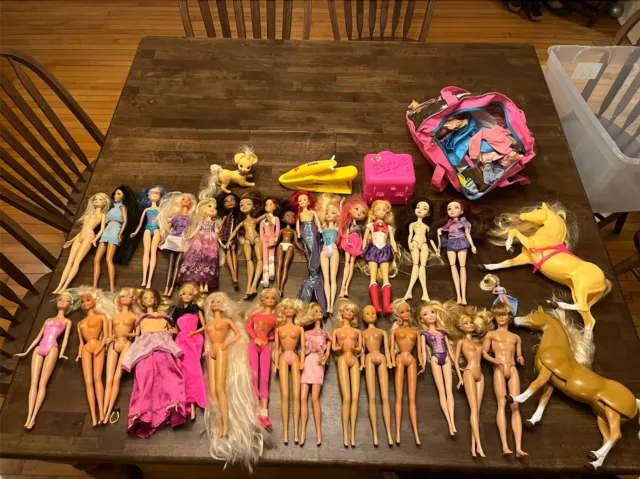 BARBIE'S AND OTHER Doll Lot + Barbie Clothes and Accessories $75.00 -  PicClick
