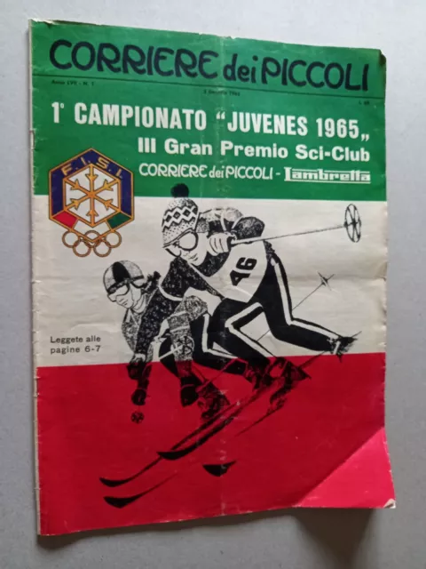 Corriere Dei Piccoli  N. 1 1965 - Corrierino Scuola Marche