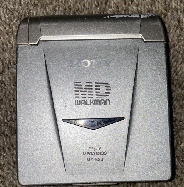 SONY PORTABLE MINIDISC Player Walkman MZE33 Mini Disc (PARTS OR REPAIR