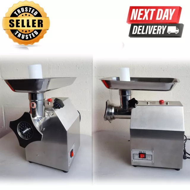 New Commercial Mincer Butchers Meat Grinder Quality Heavy Duty Size 12#