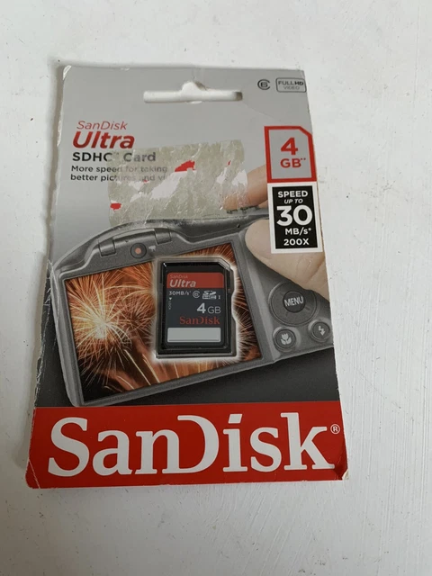 SanDisk SDCFH-004G-U46 4GB Ultra 30MB/s CompactFlash Memory Card