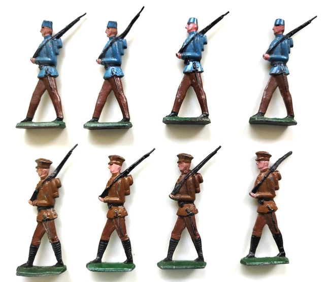 Lot De Soldats De Plomb Highlanders - Marque Britains / Hanks / John Hill