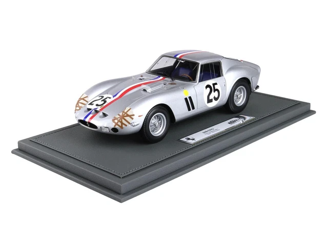 Miniature BBR Ferrari 250 GTO NART #26 - 1/18, Le Mans 1964, Avec Vitrine, Neuve
