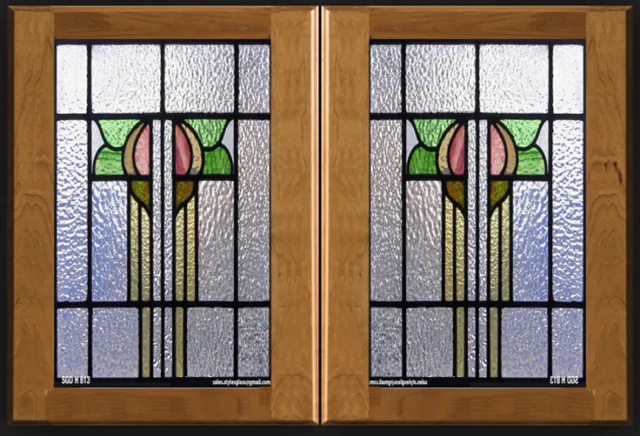 Heritage  Stained glass inserts for Cabinet doors new & existing Kitchens