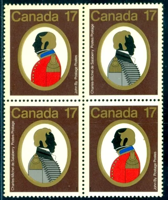 1979 Colonel John By,Rideau Canal,Salaberry,defender against US,Canada,M.729,MNH