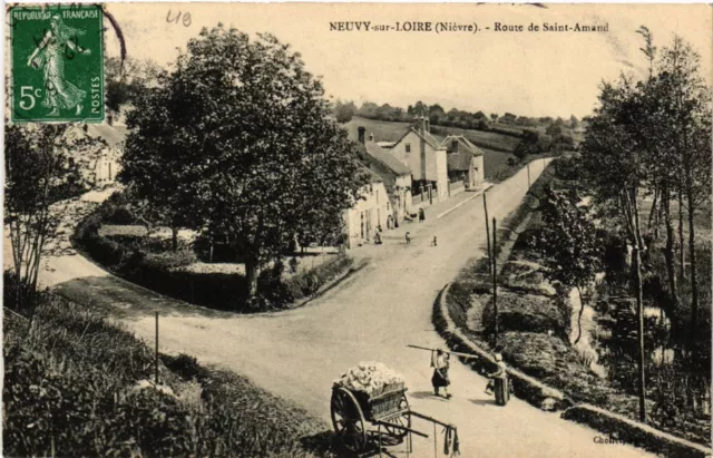 CPA NEUVY-sur-LOIRE - Route de St-AMAND (518269)