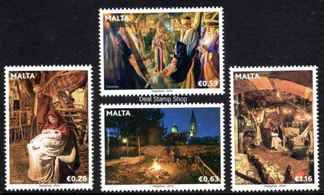 Malta 2014 Christmas Complete Set  Unmounted Mint