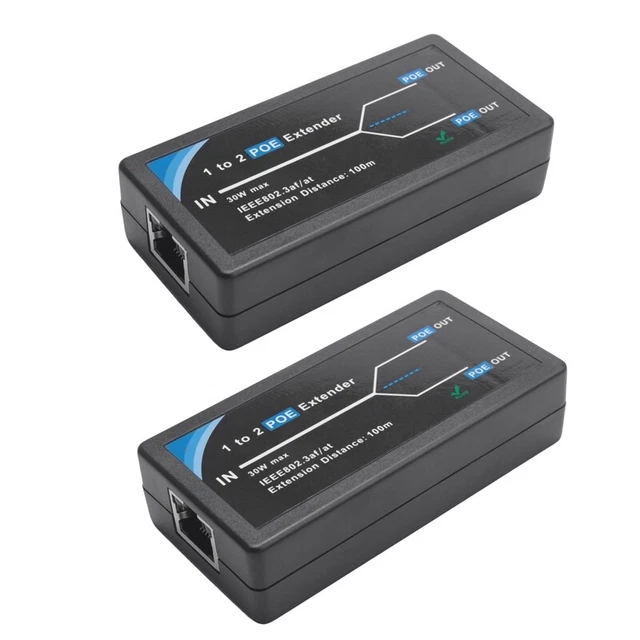 EXTENSEUR POE 2X 2 ports 10/100 Mbit/s avec entrée/sortie standard IEEE 802,3Af E2O5 EUR 23,80