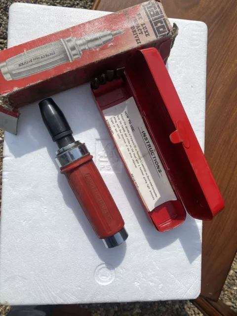 Vintage Talco Impact Driver Comes With 4 Bits Posi And Flat Heads In Vgc