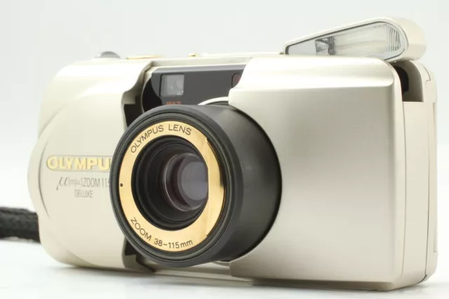 《 EXCELLENT++++ 》 Beautiful Olympus μ mju Zoom 115 Deluxe Film Camera From JAPAN