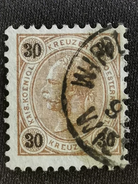 1890 Österreich MiNr 59ax YT 55 SG 88 Gestempelt