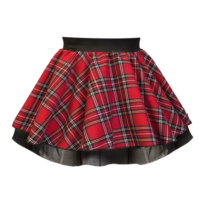 Bay City Rollers Tartan Burns Night Fancy Dress Skirt Costume Skirt Highland