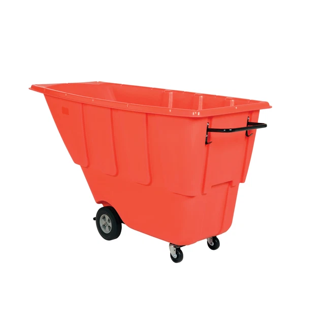 Vestil, .5 CU YD LD Tilt Truck .45K Red, Capacity 450 lb, Color Red, Model#