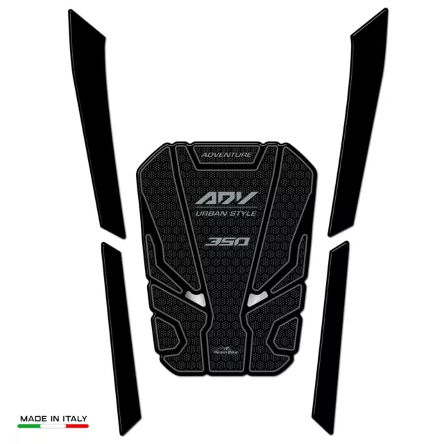 Adesivi 3D compatibili con Honda ADV 350 2022 2023 Protezione Tunnel Pedana 2