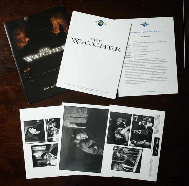 "The Watcher" (2000) movie press kit - photos, folder, info - Keanu Reeves
