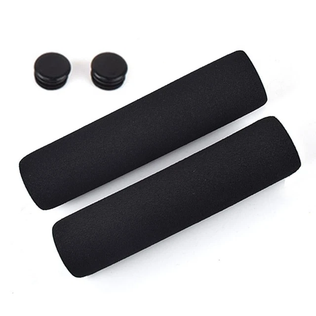 Housses De Poignée De Guidon Moto En Cuir - Paire Noire (aussi Marron, Rouge, Jaune) - Universelles, Ajustables - Protection Et Style
