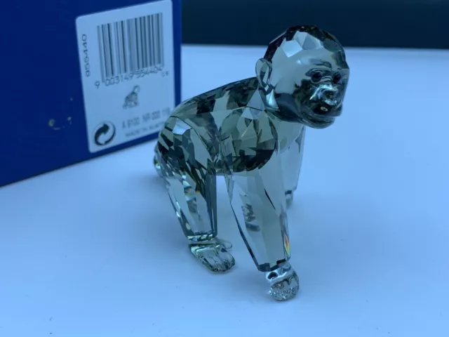 Swarovski Figur 955440 Gorilla Jungtier 6 cm. Ovp & Zertifikat. Top Zustand