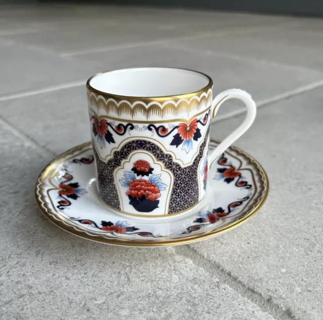 Royal Worcester Imari Star Cup & Saucer-The Connoisseur Collection