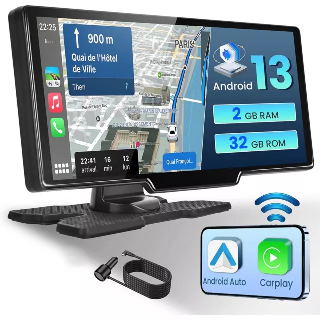 32G 10.26 Inch Touch Screen Car Wireless Apple CarPlay Android Auto FM Bluetooth