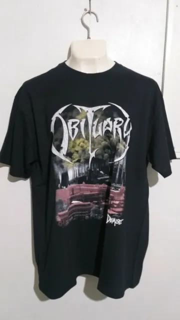 Obituary world demise T shirt death metal morbid angel deicide cannibal corpse