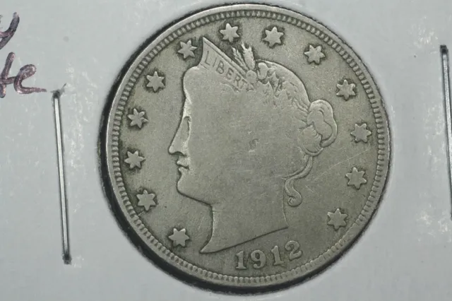 1912-S Liberty Nickel, Key Date, Fine